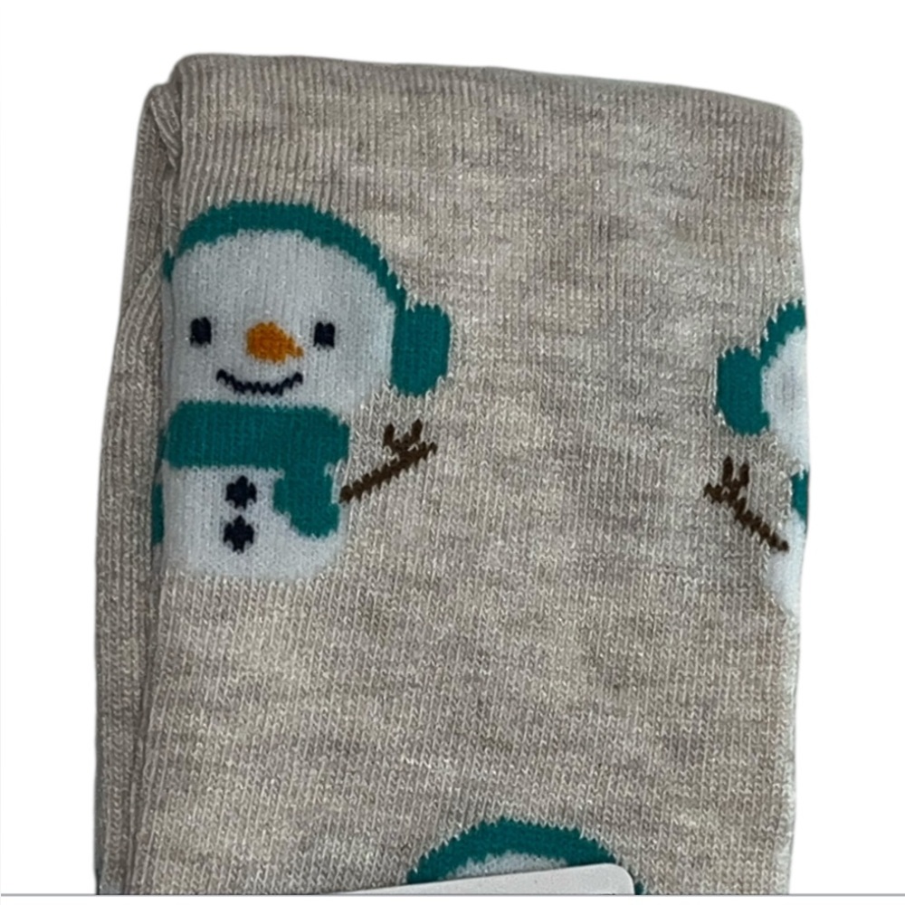 Holiday Snowman Knee High Novelty Socks NWT - Picture 4 of 9